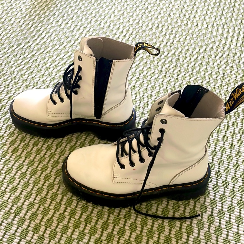 White dr. martens!